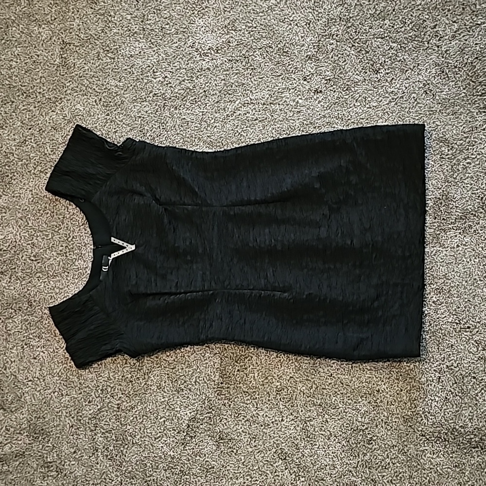 Black mini dress